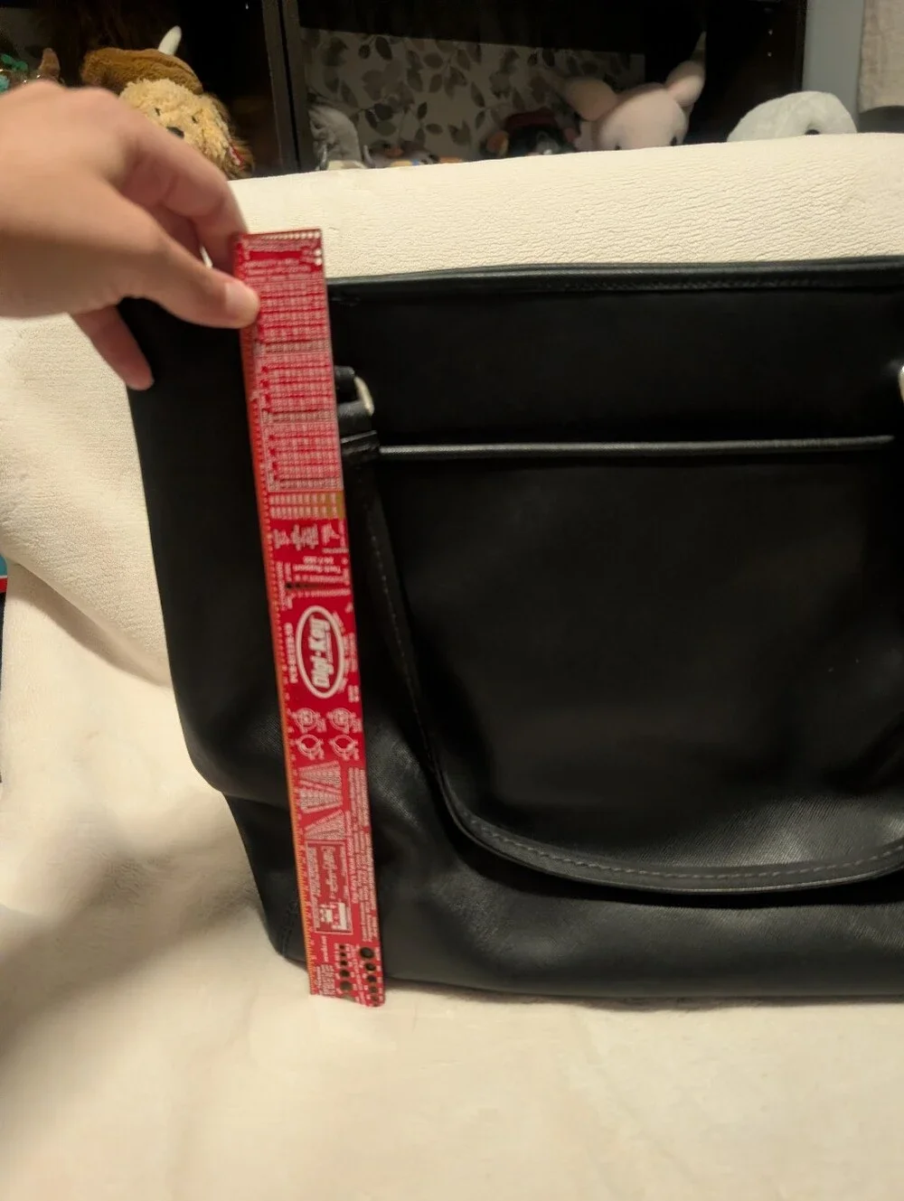 Genuine COACH Classic Black Leather Tote Bag